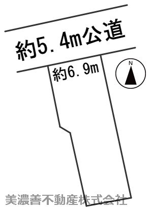 ５６０４８　岐阜市此花町土地の区画図
