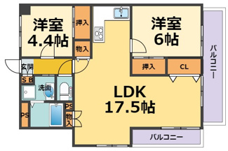 【間取り】 | ヴォートセレスト | ヴォートセレスト