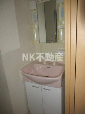 【洗面所】 | メルディアキューブやえのさと（八戸ノ里賃貸） | 洗面所です