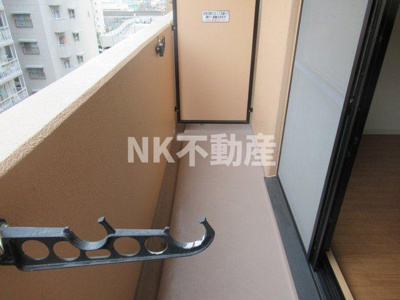 【バルコニー】 | メルディアキューブやえのさと（八戸ノ里賃貸） | お洗濯にも便利なバルコニー付き