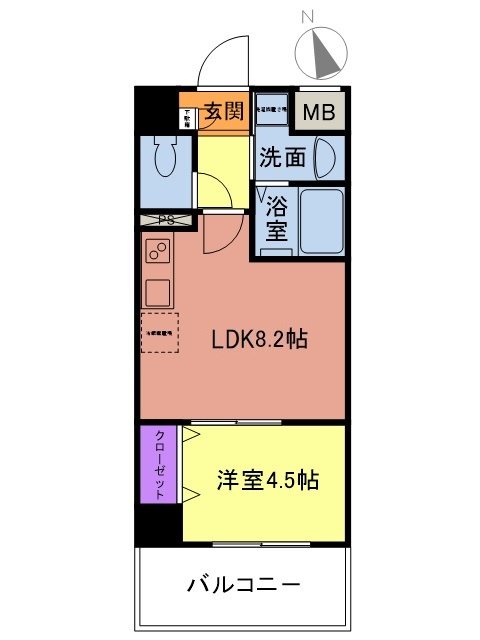 セレッソ　ミツの間取り
