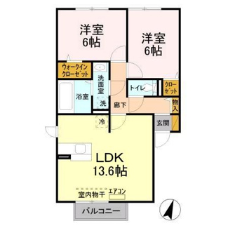 【間取り】 | ポルト　ボヌール　Ａ