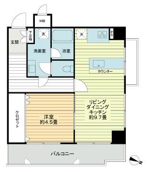 ライオンズマンション久留米第3の間取り