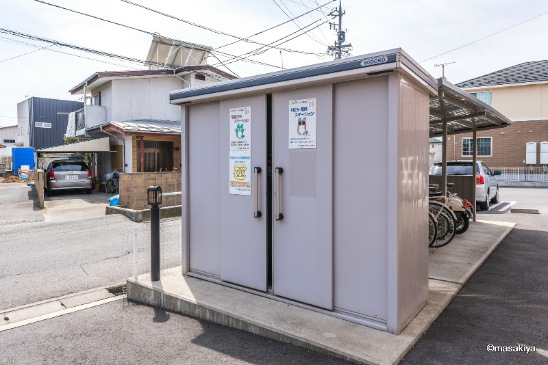 プレジールのその他共用部分|敷地内ゴミステーション