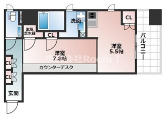 【間取り】 | アーバンフラッツ瓦町（旧エスティメゾン瓦町）