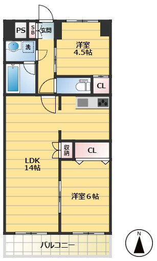 【間取り】 | フローラル東葛西Ⅲ