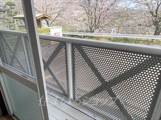 グリーンハイム高陽のバルコニー