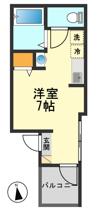 プティロシエ小岩の間取り