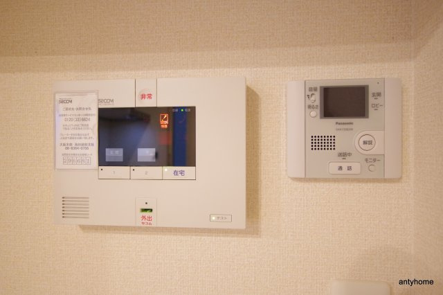 大阪市北区長柄中２丁目のアパートのセキュリティ