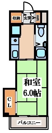 【間取り】 | アメニティハイツ忍ケ丘