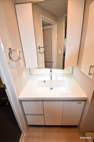 アビティ江坂(旧:パークアクシス江坂広芝町)　仲介手数料無料の洗面所