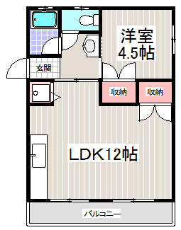 井上ハイツの間取り