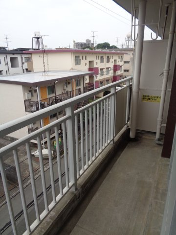 井上ハイツのバルコニー
