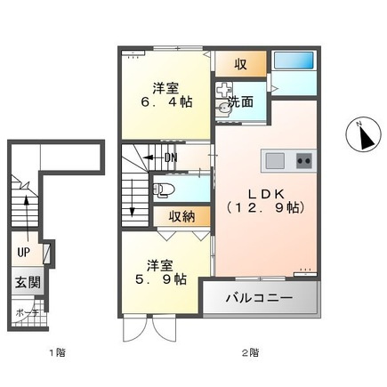【間取り】 | シャトー　マリアージュ