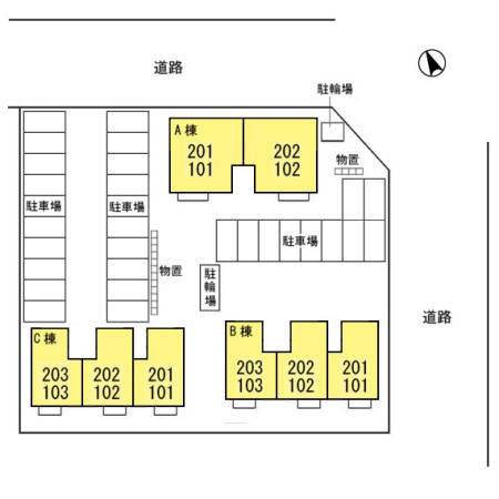サニープレイス-ｉ　の区画図