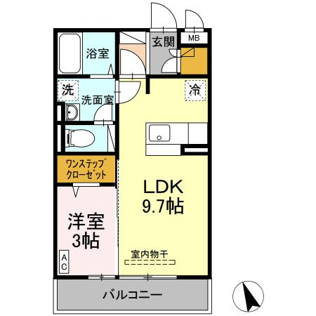セジュール南大通の間取り