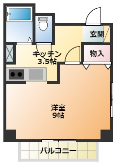 クリスタルハイツの間取り