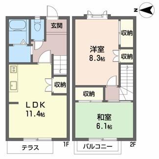 【間取り】 | リビエールＭＡＭＩ