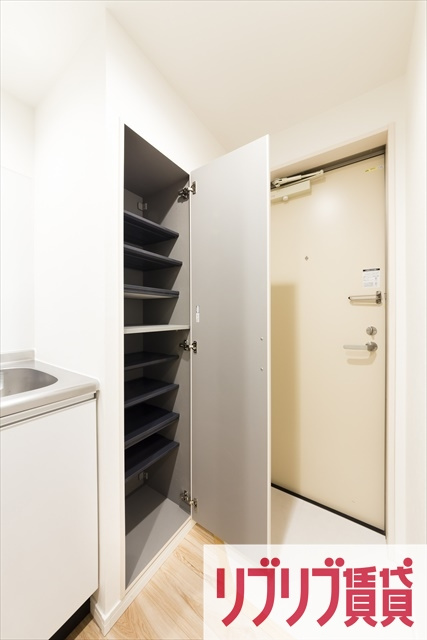 リエートハウス天台の玄関