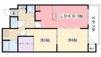【間取り】 | 甲子園東行マンション