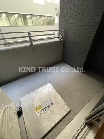 クレストフォルム大阪天満橋のバルコニー|広々としたバルコニーです