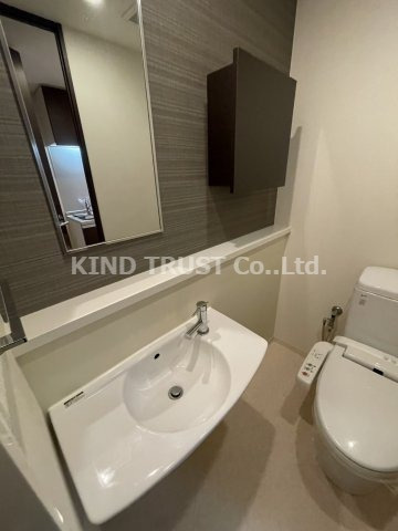 クレストフォルム大阪天満橋の洗面所|使いやすい洗面所です