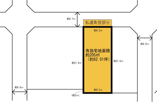 【土地図】 | 大津市和邇北浜1065-14　売土地