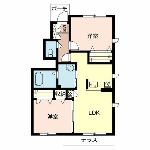 【間取り】 | シャーメゾンＮＡＮＲＹＵ　A棟