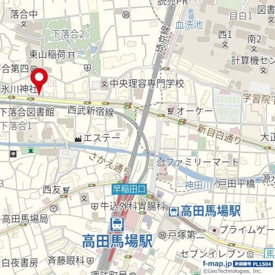 【地図】 | スカイコート高田馬場第五
