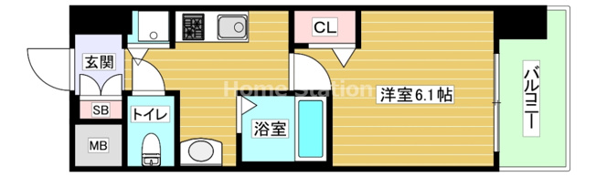 【間取り】 | アスヴェル新北野モスト