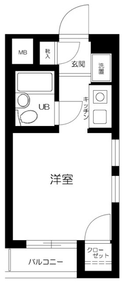 【間取り】 | スカイコート阿佐ケ谷第参