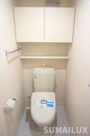 上益城郡益城町大字宮園のアパートのトイレ