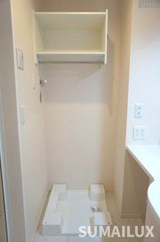 上益城郡益城町大字宮園のアパートの洗面所