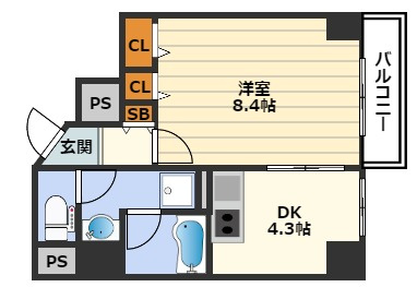 willDo南森町の間取り