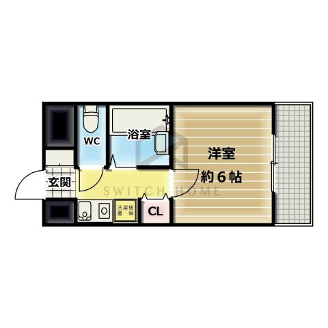 【間取り】 | PS HIGASHI OSAKA | 使い勝手の良い間取りです