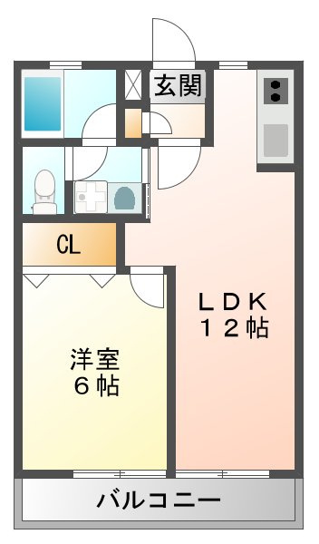 ＹＫハイツ高丸の間取り