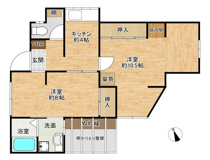 東久保町貸家の画像