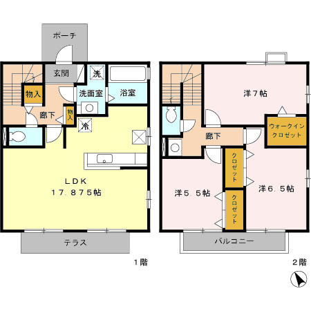 【間取り】 | リビングタウン阿倉川　H
