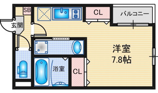 【間取り】 | Champ de helianthe 本陣 | 略図の為、現状優先