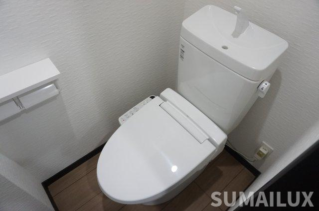 熊本市中央区琴平本町のアパートのトイレ