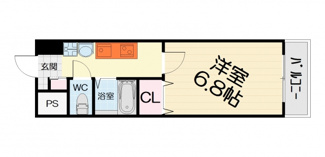 【間取り】 | シャルマン鳳駅前