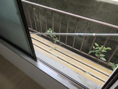 コクーン三条大宮のバルコニー