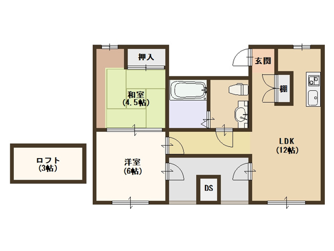 【間取り】 | シャトー普和