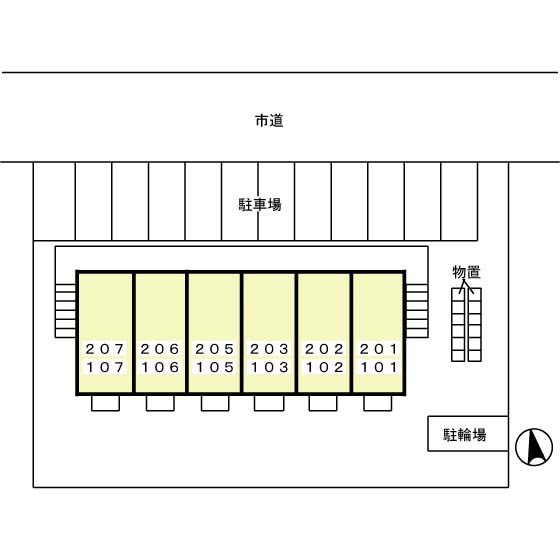 グランデールの区画図