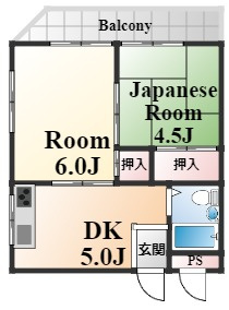 KMSコートの間取り
