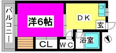 【間取り】 | ハイツ長沢