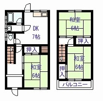【間取り】 | 半田東様貸家