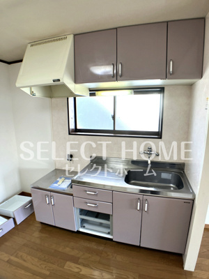 【キッチン】 | ガーデンハイツＡ | コンパクトなキッチンで掃除もラクラク