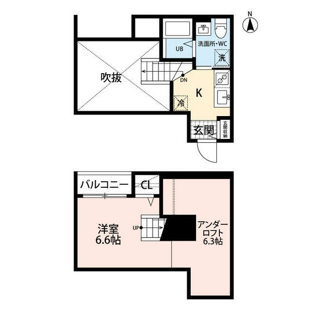 NS坪井の間取り