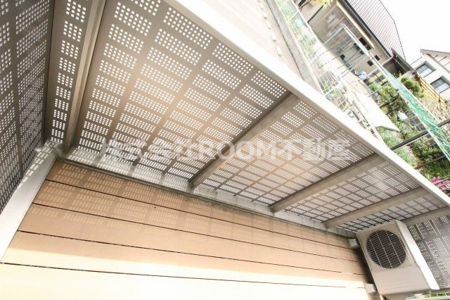 花笑み荘のバルコニー|落ち着いた時間を過ごせるバルコニーです